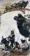 chinese masters paintings huang zhou hz0094 A4 Photo Print