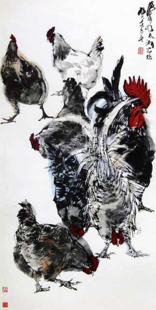 chinese masters paintings huang zhou hz0095 A4 Photo Print