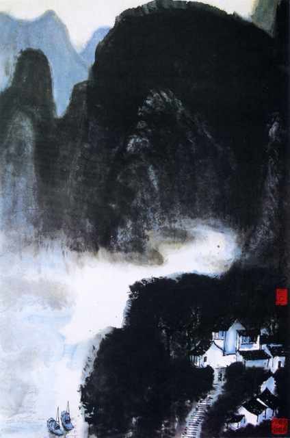 chinese masters paintings li keran lkr00102 A4 Photo Print