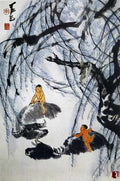 chinese masters paintings li keran lkr00104 A4 Photo Print