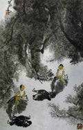 chinese masters paintings li keran lkr0013 A4 Photo Print