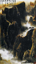 chinese masters paintings li keran lkr0018 A4 Photo Print