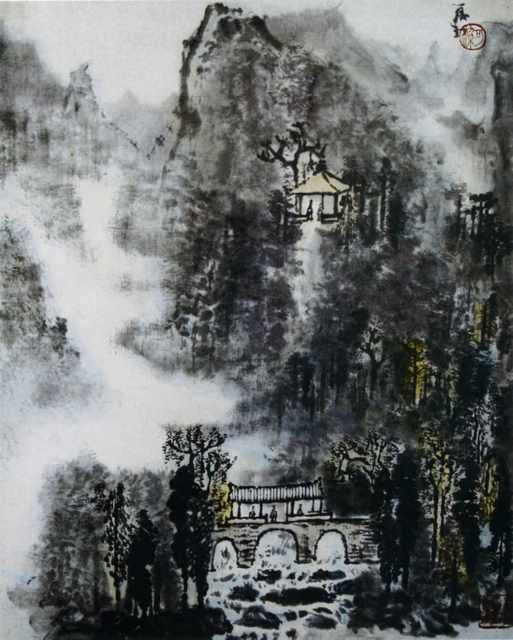 chinese masters paintings li keran lkr0033 A4 Photo Print