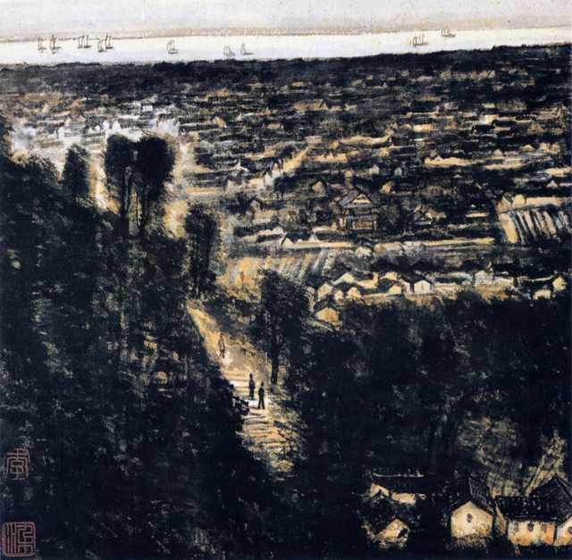 chinese masters paintings li keran lkr0066 A4 Photo Print