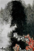 chinese masters paintings li keran lkr0074 A4 Photo Print