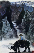 chinese masters paintings li keran lkr0089 A4 Photo Print