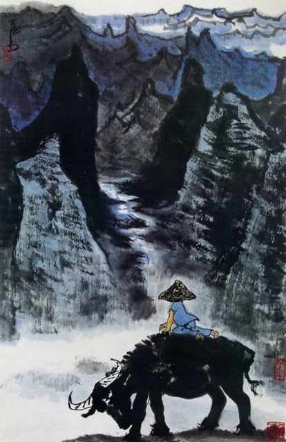chinese masters paintings li keran lkr0089 A4 Photo Print