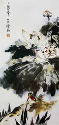 chinese masters paintings li kuchan lkc0020 A4 Photo Print
