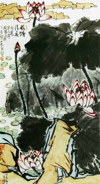 chinese masters paintings li kuchan lkc0036 A4 Photo Print