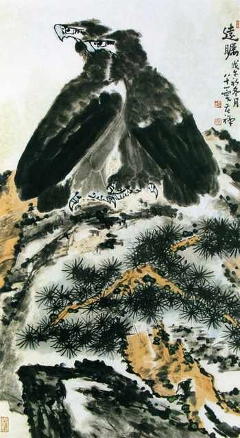 chinese masters paintings li kuchan lkc0071 A4 Photo Print