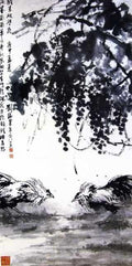 chinese masters paintings liu haishu lhs0028 A4 Photo Print