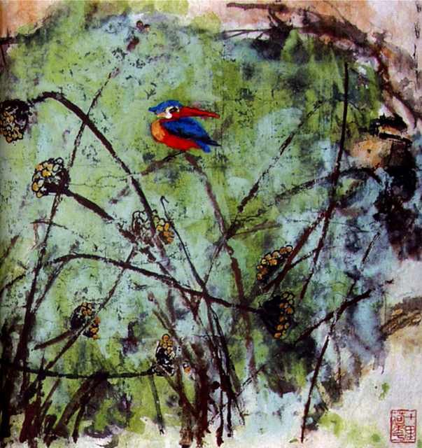 chinese masters paintings liu haishu lhs0041 A4 Photo Print
