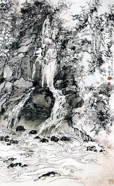 chinese masters paintings liu haishu lhs005 A4 Photo Print