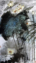 chinese masters paintings liu haishu lhs0054 A4 Photo Print