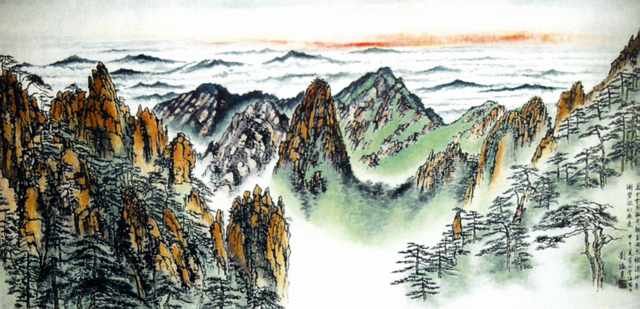 chinese masters paintings liu haishu lhs0070 A4 Photo Print