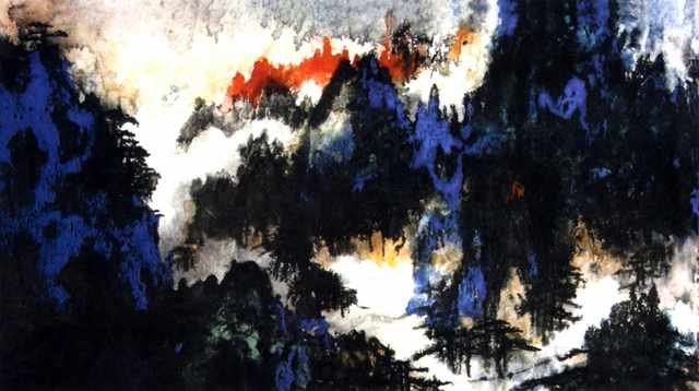 chinese masters paintings liu haishu lhs0076 A4 Photo Print