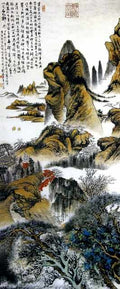 chinese masters paintings liu haishu lhs0095 A4 Photo Print