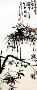 chinese masters paintings pan tianshou pts0018 A4 Photo Print