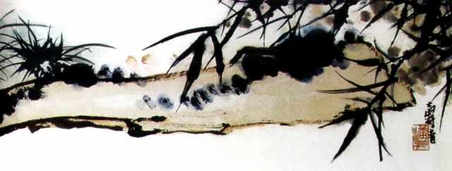 chinese masters paintings pan tianshou pts0020 A4 Photo Print