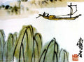 chinese masters paintings pan tianshou pts005 A4 Photo Print
