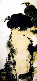 chinese masters paintings pan tianshou pts006 A4 Photo Print