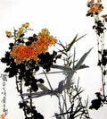 chinese masters paintings pan tianshou pts0064 A4 Photo Print