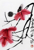 chinese masters paintings qi baishi qbs001 A4 Photo Print