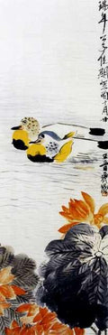 chinese masters paintings qi baishi qbs00111 A4 Photo Print