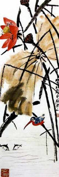 chinese masters paintings qi baishi qbs00112 A4 Photo Print