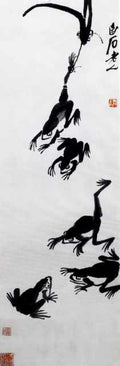 chinese masters paintings qi baishi qbs00115 A4 Photo Print