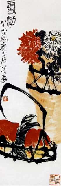 chinese masters paintings qi baishi qbs00116 A4 Photo Print