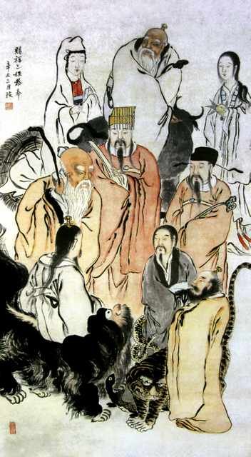 chinese masters paintings qi baishi qbs0012 A4 Photo Print