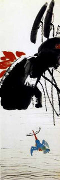 chinese masters paintings qi baishi qbs00120 A4 Photo Print