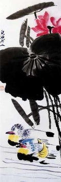 chinese masters paintings qi baishi qbs00123 A4 Photo Print