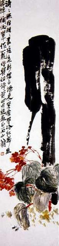 chinese masters paintings qi baishi qbs00125 A4 Photo Print
