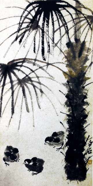 chinese masters paintings qi baishi qbs00129 A4 Photo Print