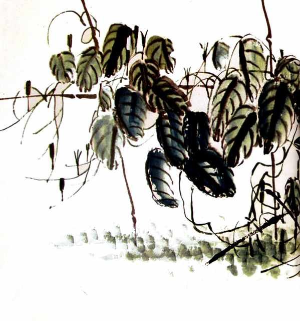 chinese masters paintings qi baishi qbs0019 A4 Photo Print