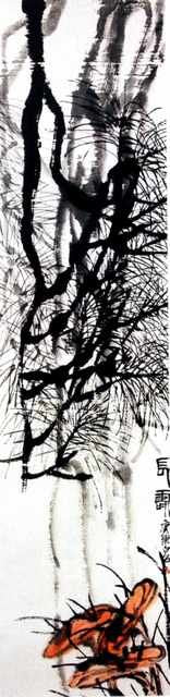 chinese masters paintings qi baishi qbs0020 A4 Photo Print
