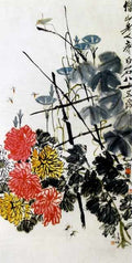 chinese masters paintings qi baishi qbs0024 A4 Photo Print