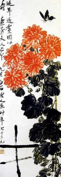 chinese masters paintings qi baishi qbs0028 A4 Photo Print