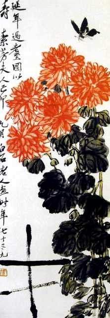 chinese masters paintings qi baishi qbs0028 A4 Photo Print