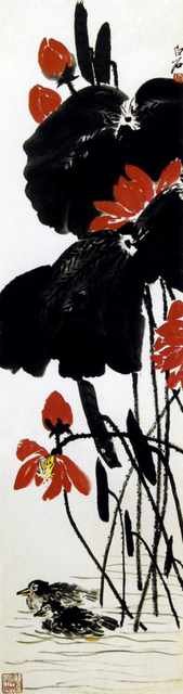 chinese masters paintings qi baishi qbs0029 A4 Photo Print