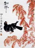 chinese masters paintings qi baishi qbs0035 A4 Photo Print