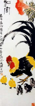 chinese masters paintings qi baishi qbs004 A4 Photo Print