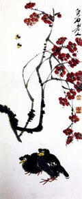 chinese masters paintings qi baishi qbs0062 A4 Photo Print