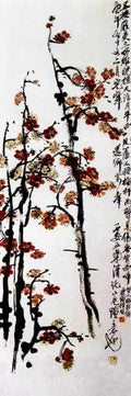 chinese masters paintings qi baishi qbs0068 A4 Photo Print