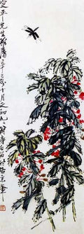 chinese masters paintings qi baishi qbs0075 A4 Photo Print