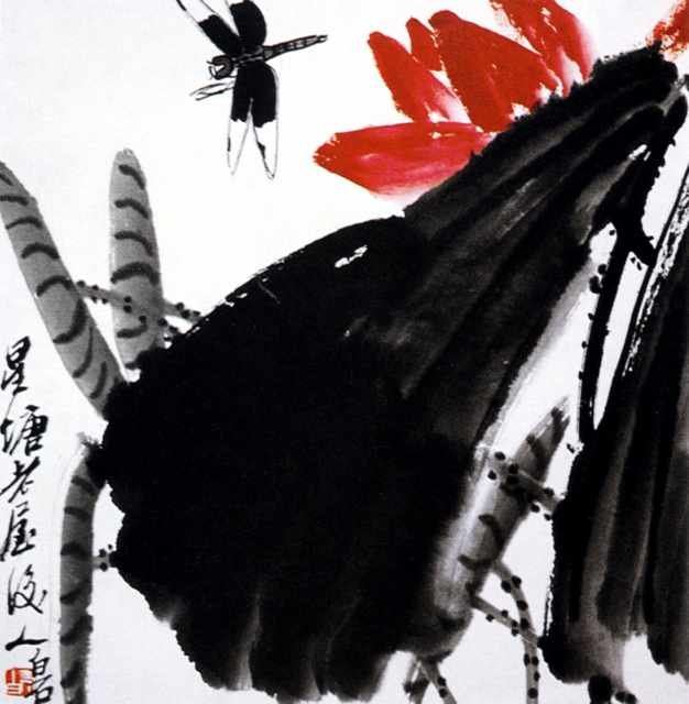 chinese masters paintings qi baishi qbs0076 A4 Photo Print