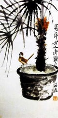 chinese masters paintings qi baishi qbs0077 A4 Photo Print