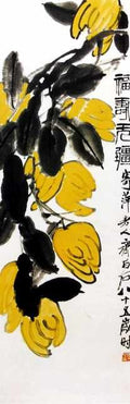 chinese masters paintings qi baishi qbs0079 A4 Photo Print